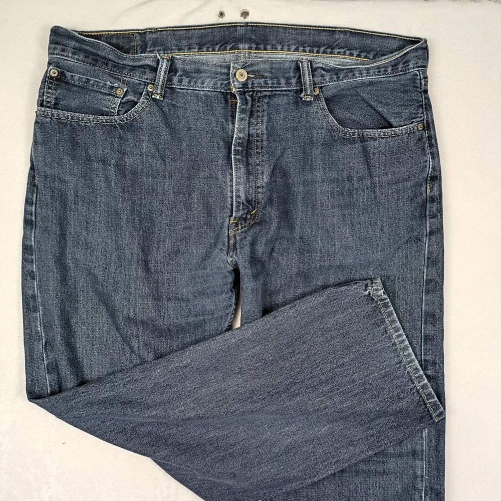 Levis 505 Regular Fit Straight‎ Leg Blue Denim Jeans Mens 40x30 Medium Wash